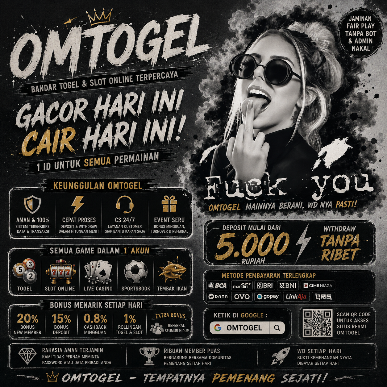 OMTOGEL | Link Bandar Togel Slot Gacor Online Terpercaya Satu User ID Bisa Bermain Semua Games